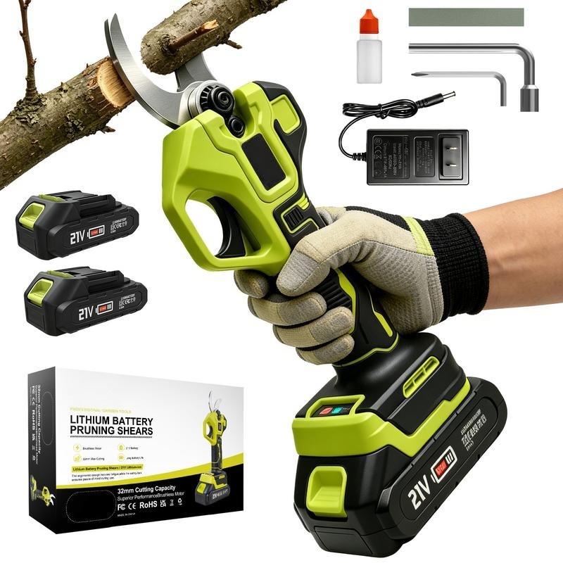 Electric Pruning Shears for Gardening Cutting Cordless Power Pruner